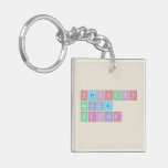 Periodic
 Table
 Writer  Acrylic Keychains