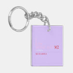 I Love MONiCA.SY  Acrylic Keychains