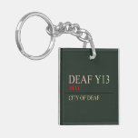 deaf  Acrylic Keychains