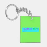 I Love Dallas  Acrylic Keychains