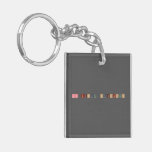 All About Substances  Acrylic Keychains