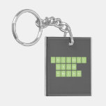 Periodic
 Table
 Writer  Acrylic Keychains