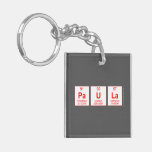 Paula  Acrylic Keychains