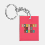 Periodic
 Table
 Writer  Acrylic Keychains