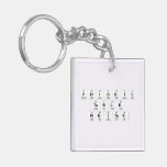Periodic
 Table
 Writer  Acrylic Keychains