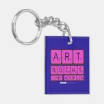 ART
 ROCKS
 THE WORLD  Acrylic Keychains