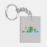 I learn 
 something 
 New every day  Acrylic Keychains