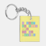 I love 
 Ms Nikki
 Cause
 She is
 Beautiful    Acrylic Keychains