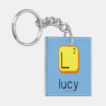 
 L
 lucy  Acrylic Keychains