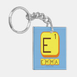 E
 EMMA  Acrylic Keychains