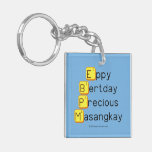Eppy 
 Bertday
 Precious
 Masangkay  Acrylic Keychains
