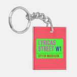 lyricas Street  Acrylic Keychains