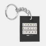 chandu 
 Nikesh
 omkar  Acrylic Keychains