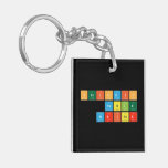 Periodic Table Writer  Acrylic Keychains