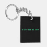 In the name of god  Acrylic Keychains
