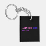 Anna Hart  Acrylic Keychains