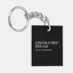 LONDON STREET SIGN  Acrylic Keychains
