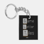 Game
 Letter
 Tiles  Acrylic Keychains