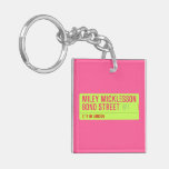 miley micklesson bond street  Acrylic Keychains