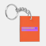 pescadora sreet  Acrylic Keychains