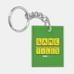 Game
 Letter nomsa luv's andile
 Tiles  Acrylic Keychains