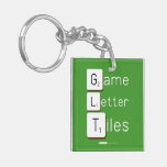 Game
 Letter
 Tiles  Acrylic Keychains