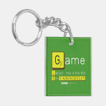 Game
 Letter  me n my life
 Tile TABASSUM  Acrylic Keychains