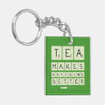 TEA
 MAKES
 ANYTHING
 BETTER  Acrylic Keychains