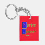 Marion
 Janssen  Acrylic Keychains