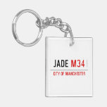 Jade  Acrylic Keychains