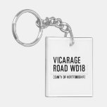VICARAGE ROAD  Acrylic Keychains