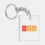 Neon  Acrylic Keychains