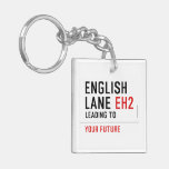 English  Lane  Acrylic Keychains