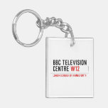 BBC TELEVISION CENTRE  Acrylic Keychains