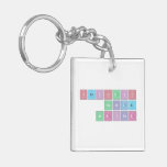 Periodic
 Table
 Writer  Acrylic Keychains