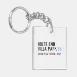 HOLTE END VILLA PARK  Acrylic Keychains