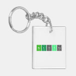 Bautista  Acrylic Keychains