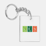 Lets  Acrylic Keychains