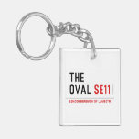 THE OVAL  Acrylic Keychains