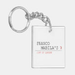 franco    mabila's  Acrylic Keychains