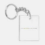 es mejor no tener cosas que tener cosas y no tener con quien compartirlas  Acrylic Keychains