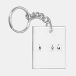N OLA  Acrylic Keychains