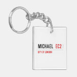 Michael   Acrylic Keychains