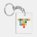 Periodic
 Table
 Write
 r  Acrylic Keychains