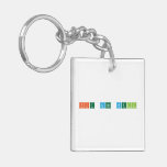 FIT and WELL  Acrylic Keychains