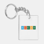 Science  Acrylic Keychains