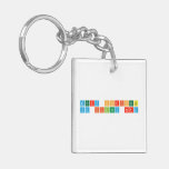 Merry christmas
 ya filthy nerd  Acrylic Keychains