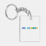 FELIZ CUMPLEANOS
   Acrylic Keychains