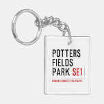 potters fields park  Acrylic Keychains
