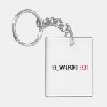 EE_Walford  Acrylic Keychains